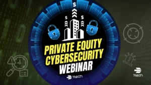 Cybersecurity Webinar for Private Equity Event Graphic.